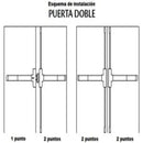 Barra Antipánico serie 300 Push-2P.