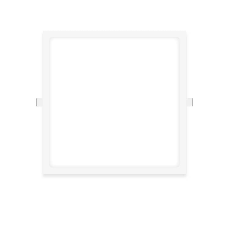 Panel LED cuadrado blanco, 22.3x22.3cm 18W 1440Lumen Frio de Embutir Para Interiores