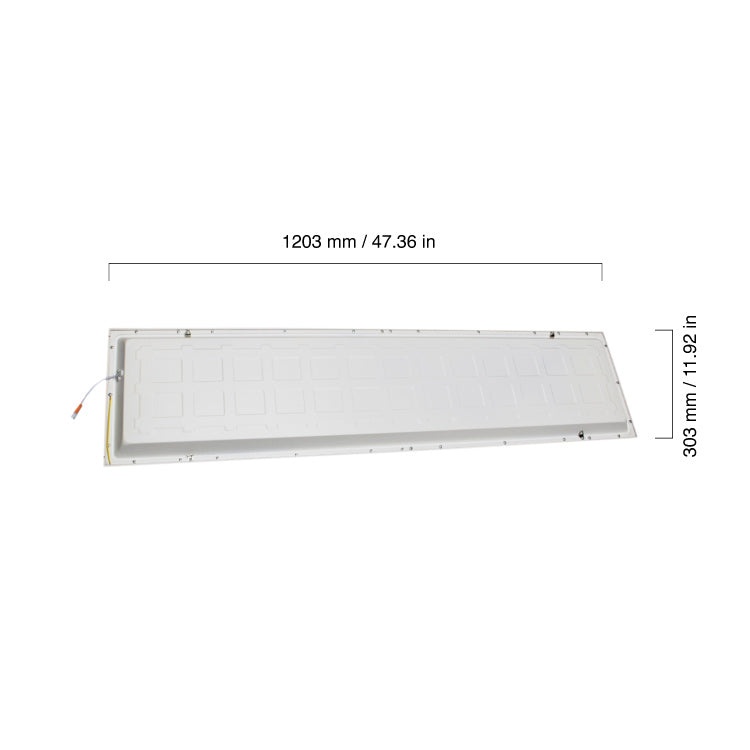 Panel BACKLIGHT LED 30.3x120.3cm, 48W, Blanco Neutro de Embutir Para Interiores