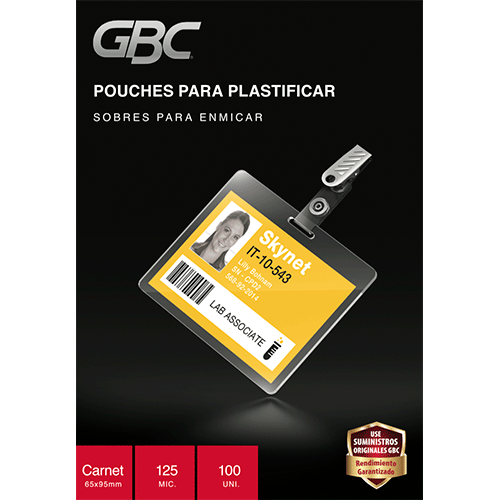Sobre Oficio Para Plastificar 229 X 368 Mm 100 Un 5 Micrones