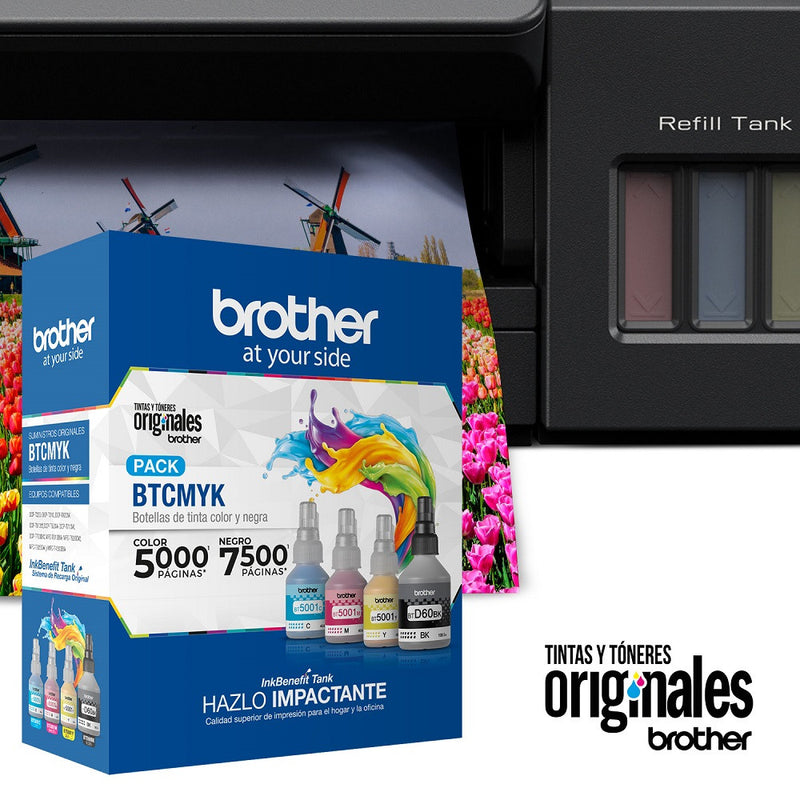 Pack 4 Colores Bt5001 Cmy + Btd60