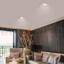 Panel LED redondo niquel de 22cm, 18W 1440Lumen Neutro Sobrepuesto Para Interiores