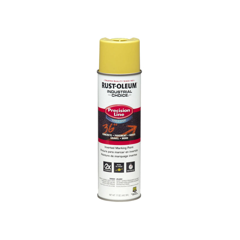 Pintura para demarcacion invertida base agua 1800 482grs Amarillo - Rust Oleum