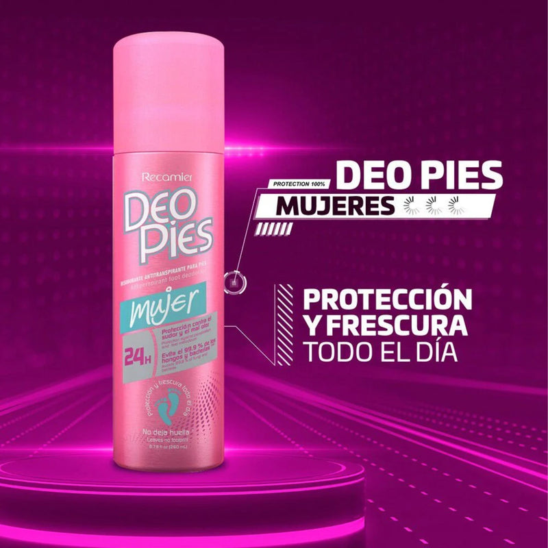 Desodorante para pies spray Mujer 260ml - Deo Pies