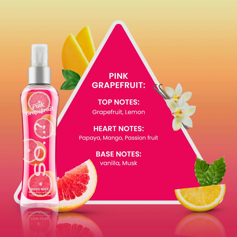 Body Mist Pink Grapefruit 100ml - So