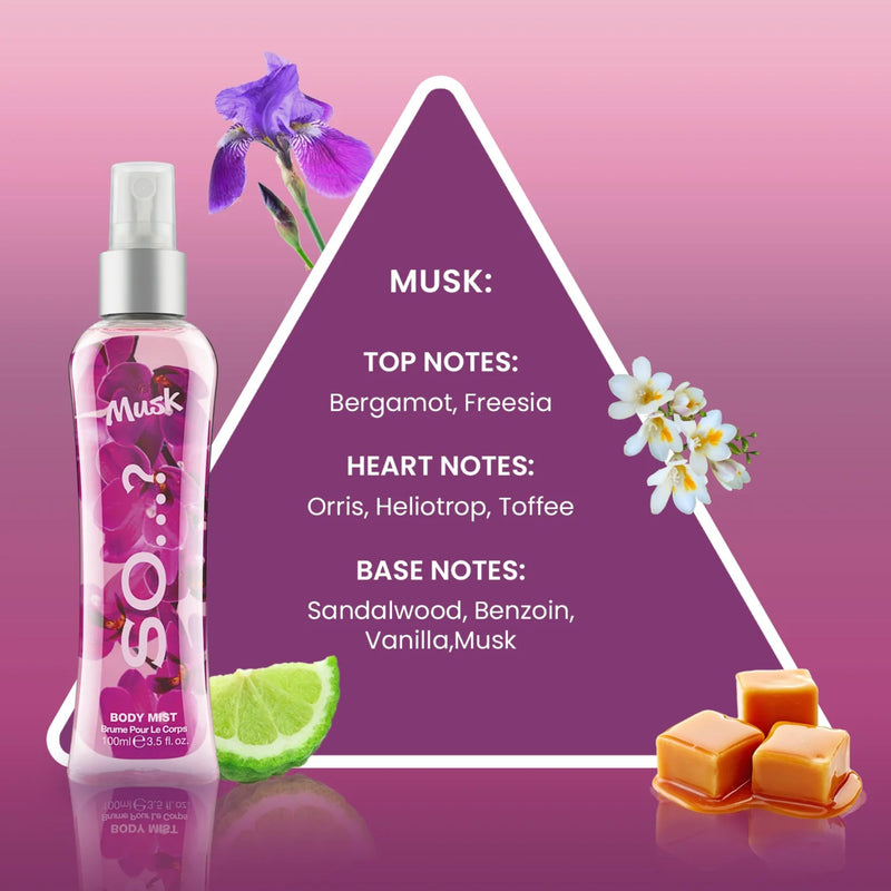 Body Mist Musk 100ml - So