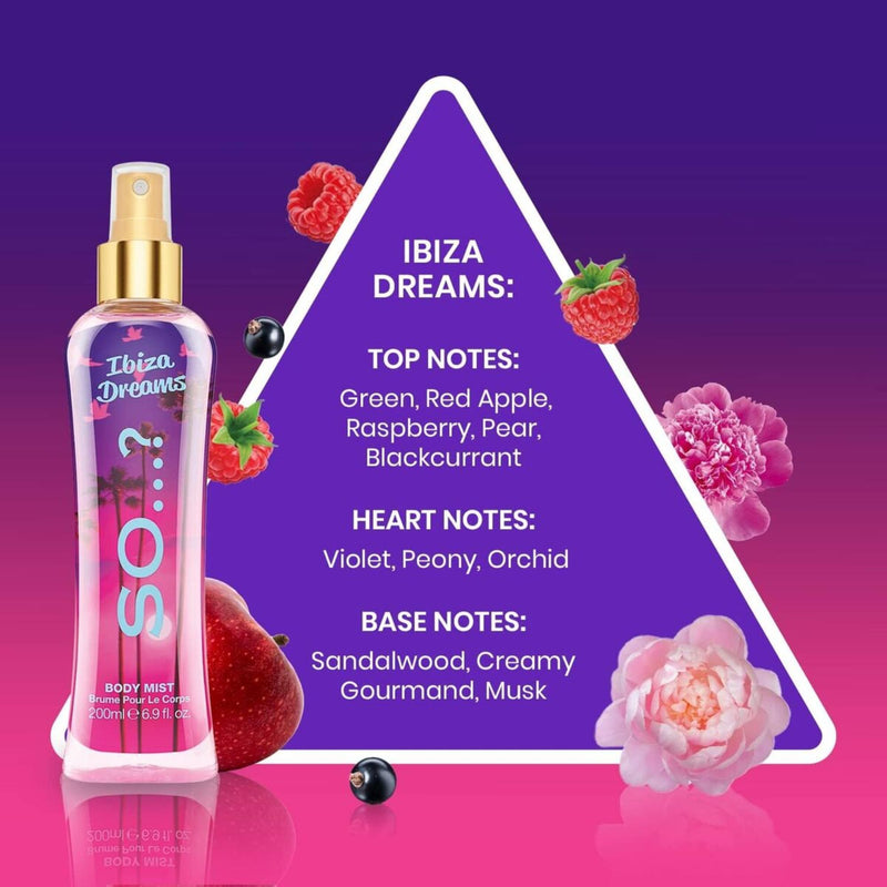 Body Mist Ibiza Dreams 200ml - So