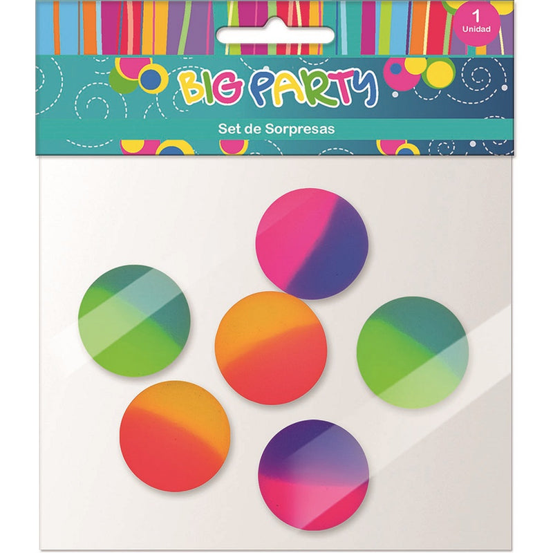 Set Sorpresas 6 Pelotas Saltarinas