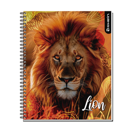 Cuaderno Universitario Rhein Wild Life 100 Hojas Cuadriculado 7mm