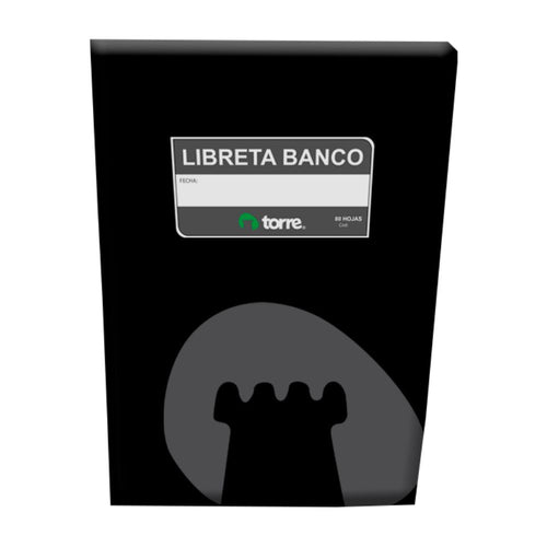 Libreta Banco Empastada 80 Hojas