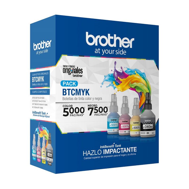 Pack 4 Colores Bt5001 Cmy + Btd60