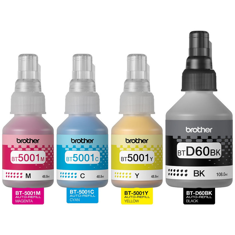 Pack 4 Colores Bt5001 Cmy + Btd60