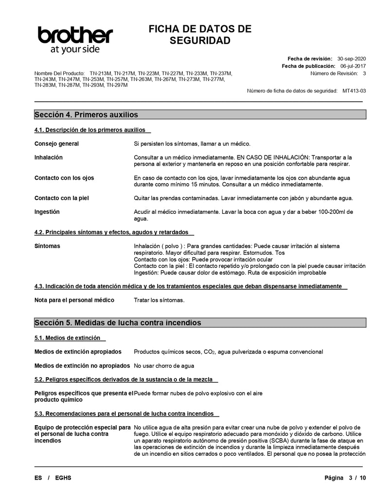 Tóner Tn217M Magenta 2300 Paginas