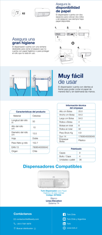 Papel Higiénico Premium Doble Hoja 4X50 Mt