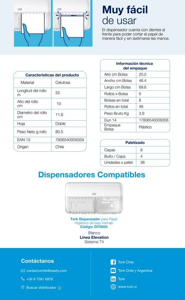 Papel Higiénico Premium Doble Hoja 6X25 Mt