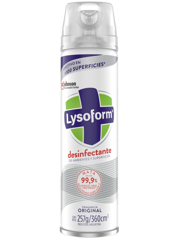 Desinfectante Ambiental Aerosol 360 Ml Original