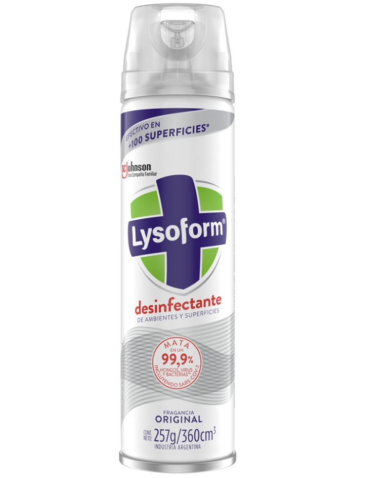 Desinfectante Ambiental Aerosol 360 Ml Original