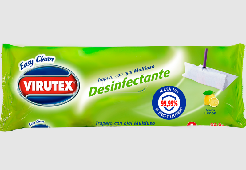 Trapero Húmedo Desinfectante Con Ojal Limón 10 Un