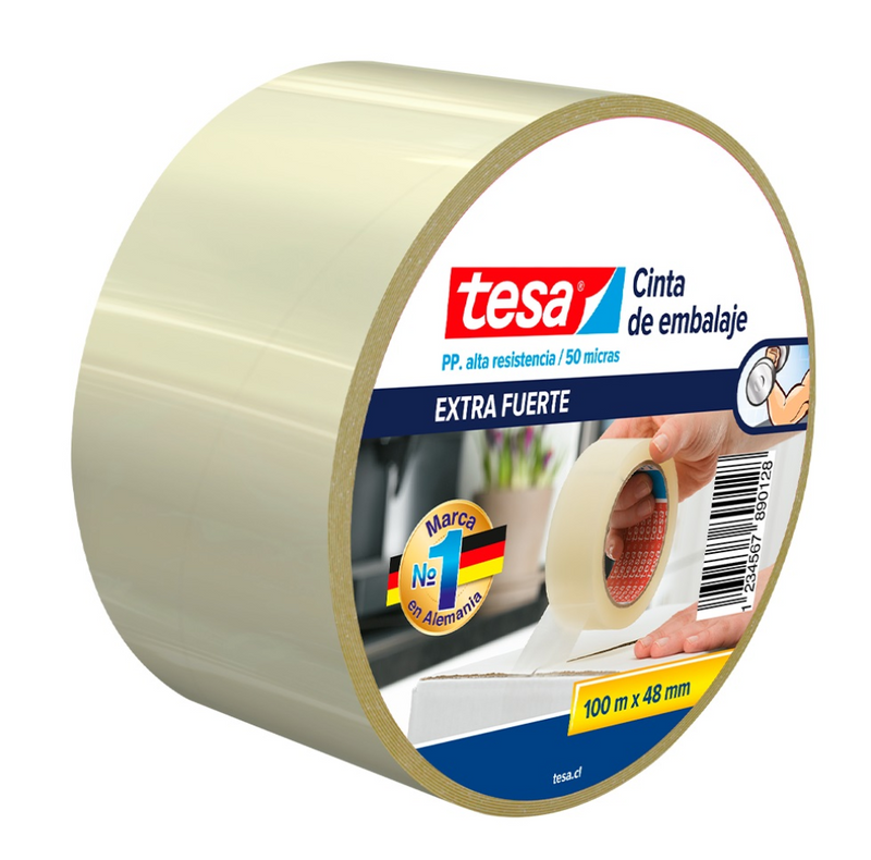 Cinta Embalaje 48 Mm 100 Mt Transparente Ultra Resistente