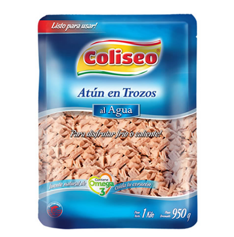 Atún En Agua Lomito Pouch 1 Kg