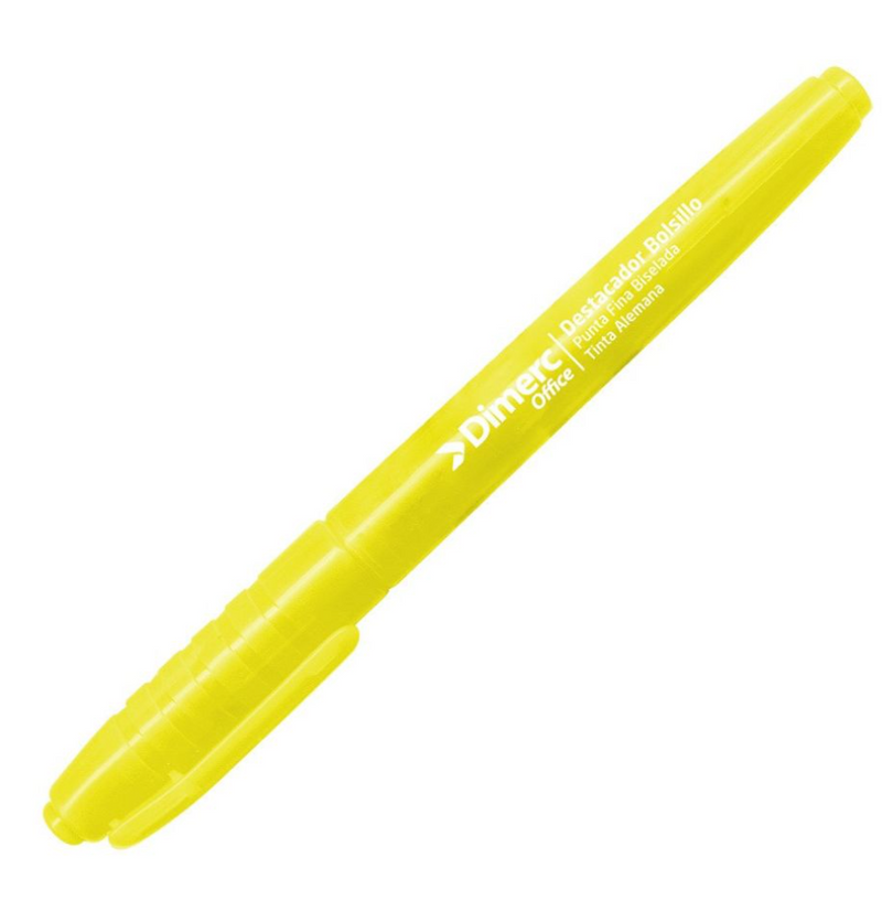 Destacador Bolsillo Amarillo Dimerc