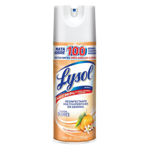 Desinfectante Ambiental Aerosol 354 Ml Citrus