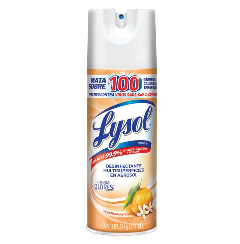 Desinfectante Ambiental Aerosol 354 Ml Citrus