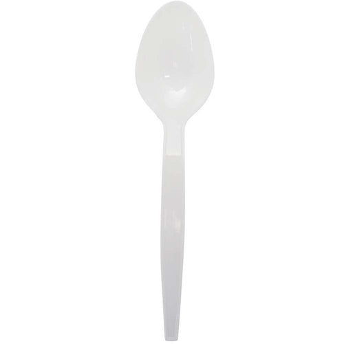 Cuchara Plástica Grande Blanca 25 Un
