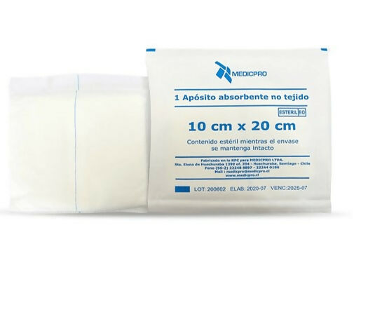 DM 3 APOSITO GASA NO TEJIDA ESTERIL 20 X 25 - CAJA X 200