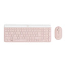 Combo Teclado Mouse Inalámbrico Mk470 Rosado