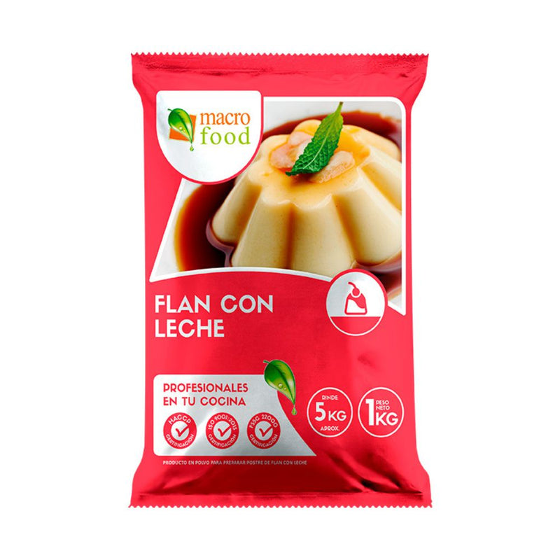 Flan En Polvo Con Leche Chirimoya Bolsa 1 Kg