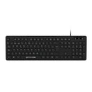 Teclado Alámbrico Usb 104 Teclas Negro
