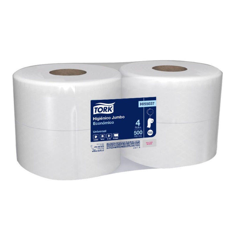 Papel Higiénico Hoja Simple 4X500 Mt