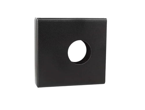 Caja Metalica Para Cerradura 30mm Negro