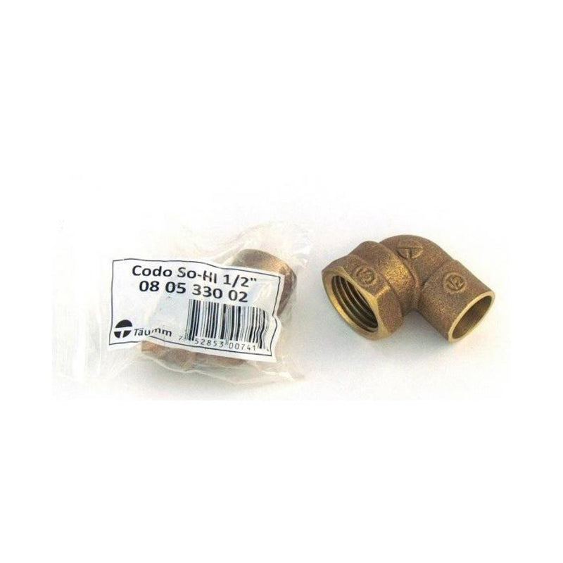 Codo Bronce SO-HI 1/2"