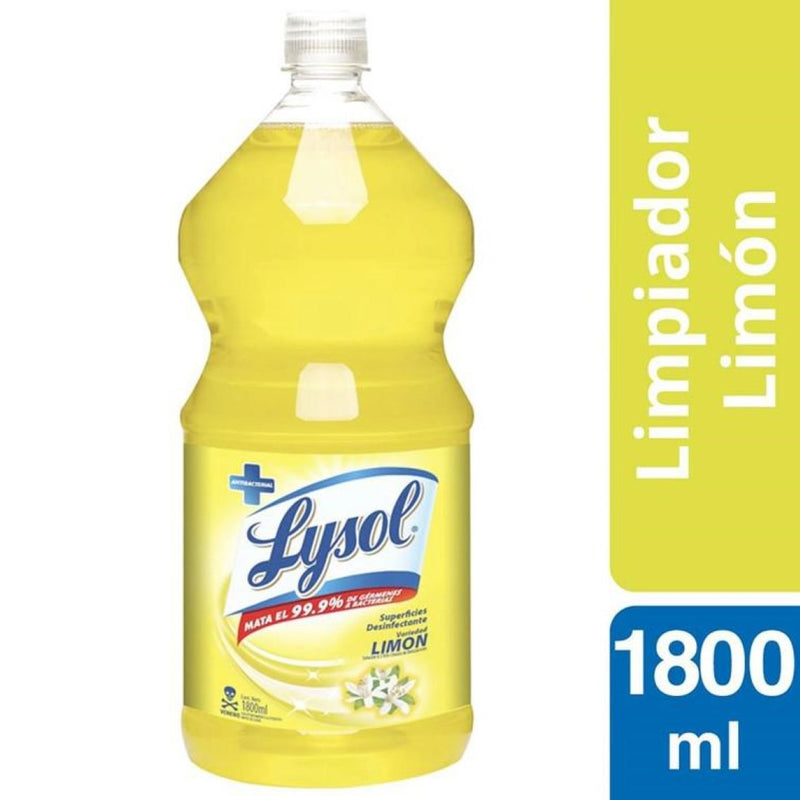 Limpiador Líquido Desinfectante Limón 1800ml 