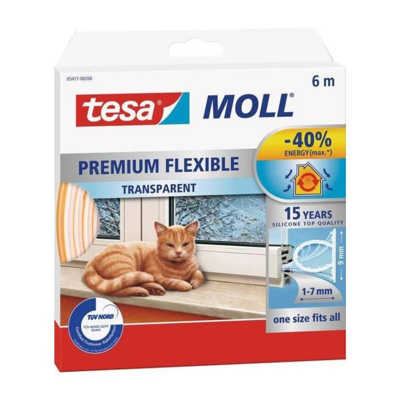 Tesamoll Tubular Silicona Premium Perfil O 9mm x 6mts
