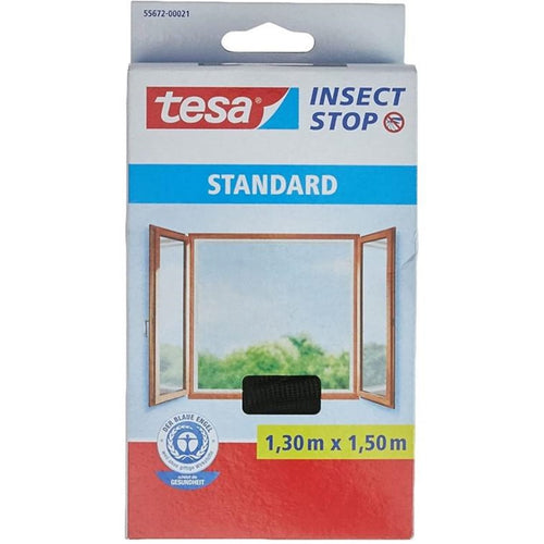Insect Stop Malla Anti insectos Ventana 1.3m x 1.5m Negro