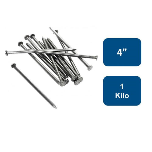 Clavos Corriente 4" 1kg 