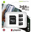 MicroSD XC UHS-1 Cat 10 Canvas Select Plus 64gb 3un. 