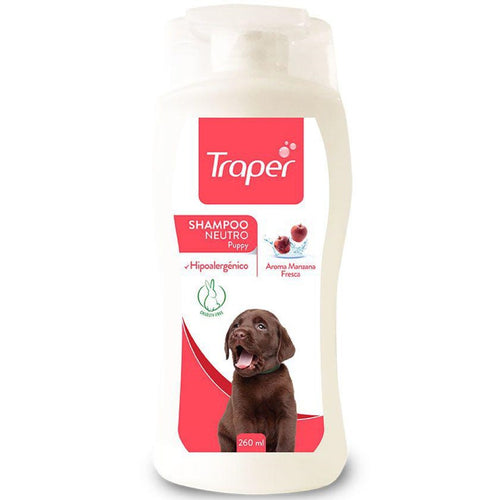 Shampoo Neutro para Cachorros Aroma Manzana Fresca 260ml 