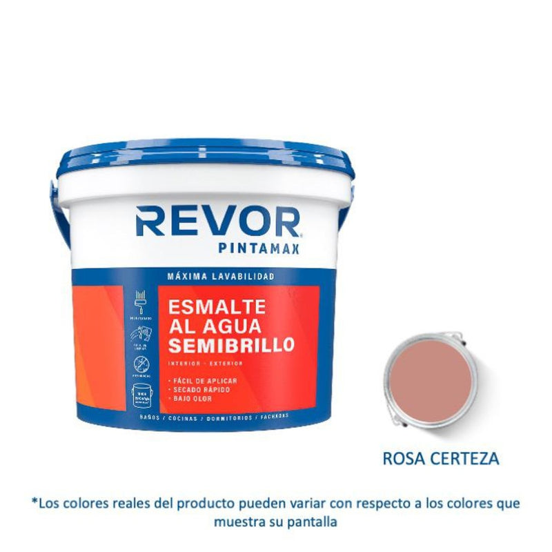Esmalte al Agua Semibrillo Pintamax 1 Gl (3.78lt) Rosa Certeza 