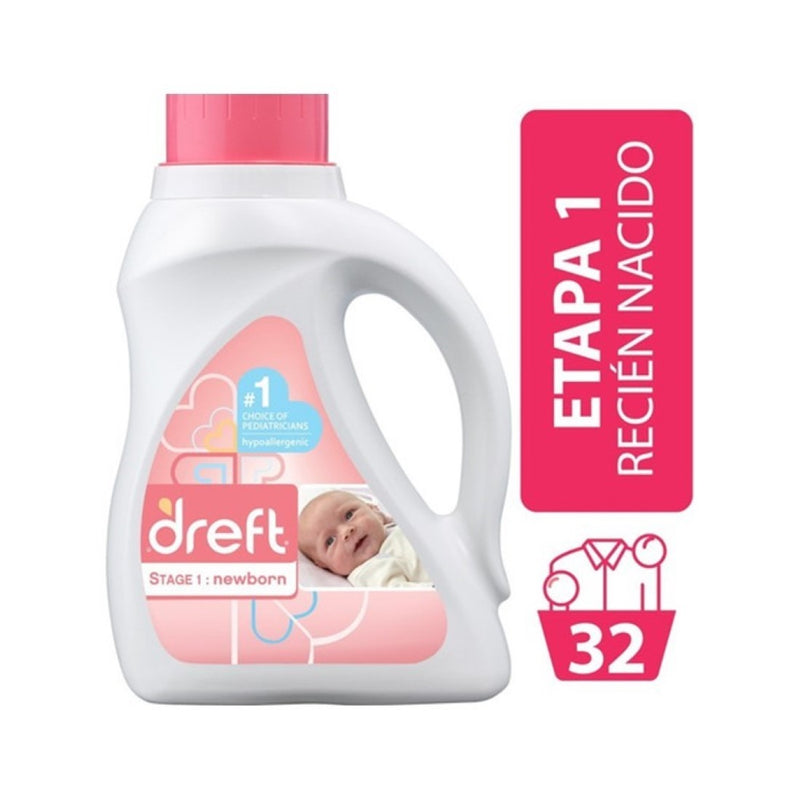 Detergente Concentrado para Bebes Etapa 1 1.36lts (32 lavados) 