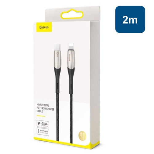 Cable para celular USB C a Lightning (iPhone) 18W 2mts 