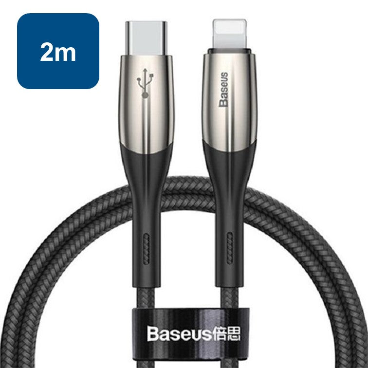 Cable para celular USB C a Lightning (iPhone) 18W 2mts 