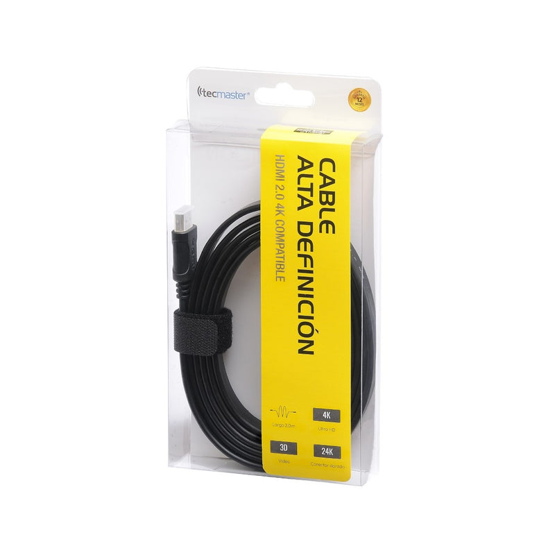 Cable HDMI 2.0 4K 2mts 