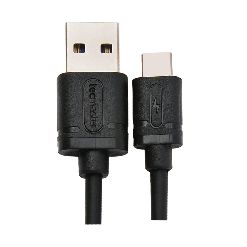 Cable USB A a USB C Negro 2.5mts 