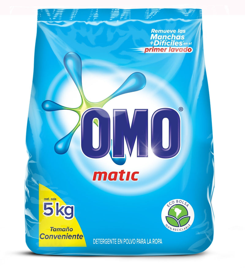 Detergente Polvo Matic Multiaccion Bolsa 5 Kg