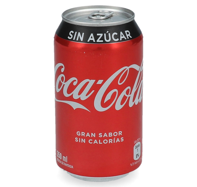 Bebida Lata 350 Cc Coca Cola Zero