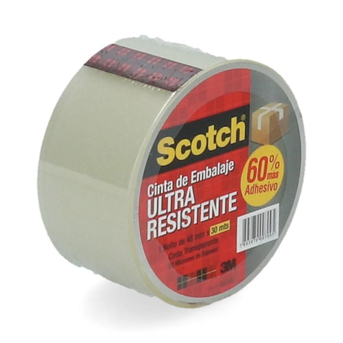 Cinta Embalaje 48 Mm 30 Mt Transparente Ultra Resistente